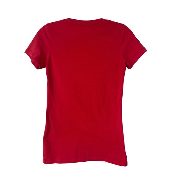 Top of The World Ohio State Buckeyes Tshirt Womens Small Red NCAA Fan Wear - Picture 2 of 6